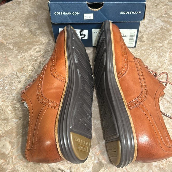 Cole Haan Shoes - Mens 11 - Oxford Original Grand Short Wing Tip - Picture 12 of 14